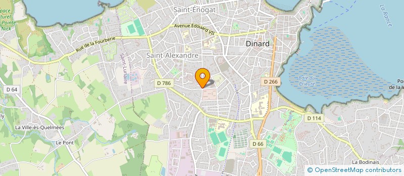 localisation de l'entreprise MADAME VIRGINIE MASSON  DINARD