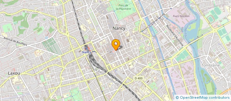 localisation de l'entreprise MADAME VIRGINIE MASY à NANCY