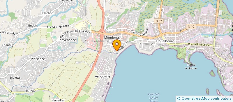 localisation de l'entreprise MADAME VIRGINIE MATHIEU  BAIE-MAHAULT