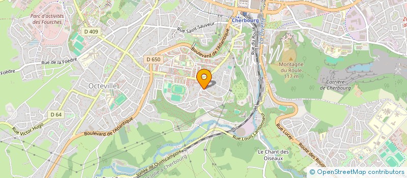 localisation de l'entreprise MADAME VIRGINIE MATTER  CHERBOURG-EN-COTENTIN