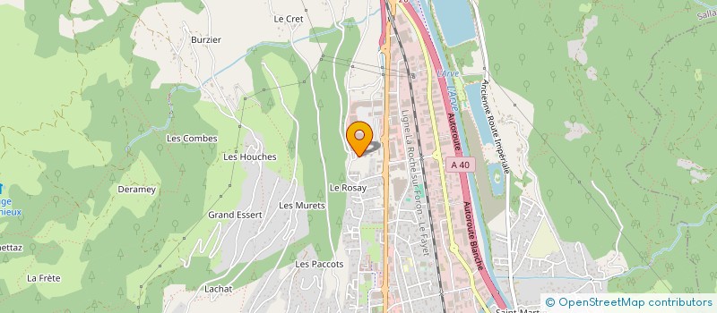 localisation de l'entreprise MADAME VIRGINIE MAUCOLIN  SALLANCHES