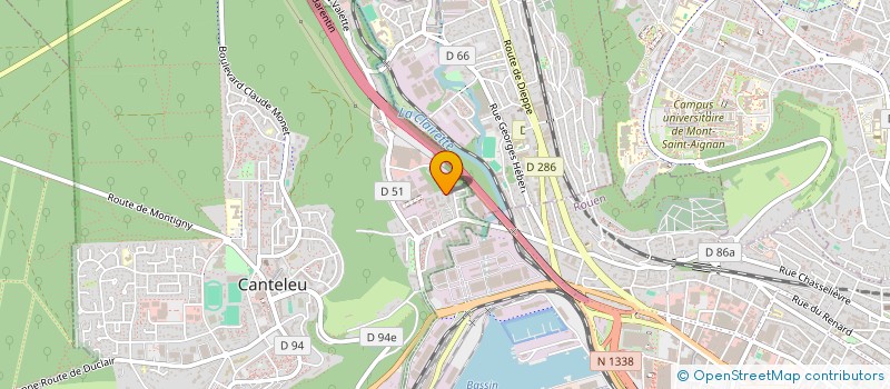 localisation de l'entreprise MADAME VIRGINIE MAUFRAS  CANTELEU