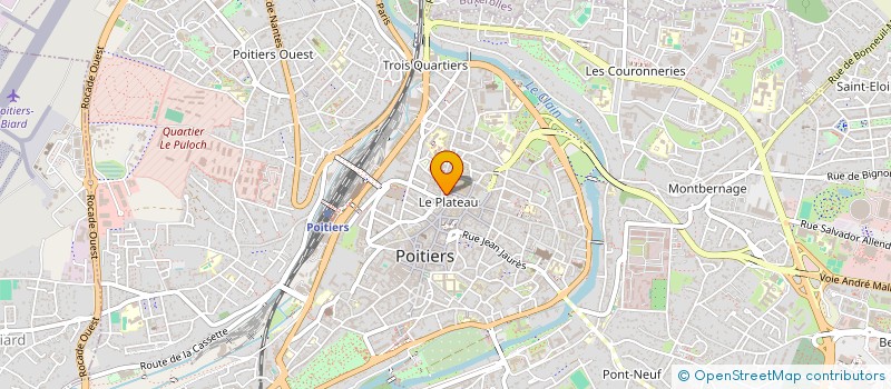 localisation de l'entreprise MADAME VIRGINIE MAUPIN à POITIERS