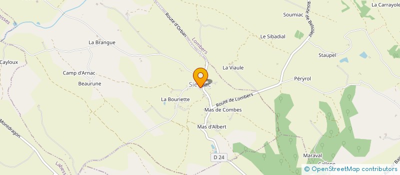 localisation de l'entreprise MADAME VIRGINIE MAURAIZIN  ORBAN