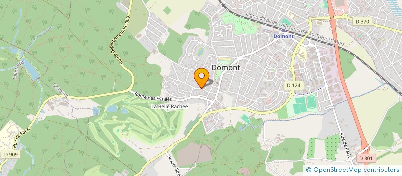 localisation de l'entreprise MADAME VIRGINIE MAURICE  DOMONT