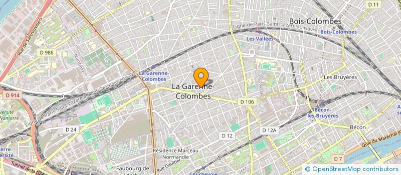 localisation de l'entreprise MADAME VIRGINIE MAYO à LA GARENNE-COLOMBES