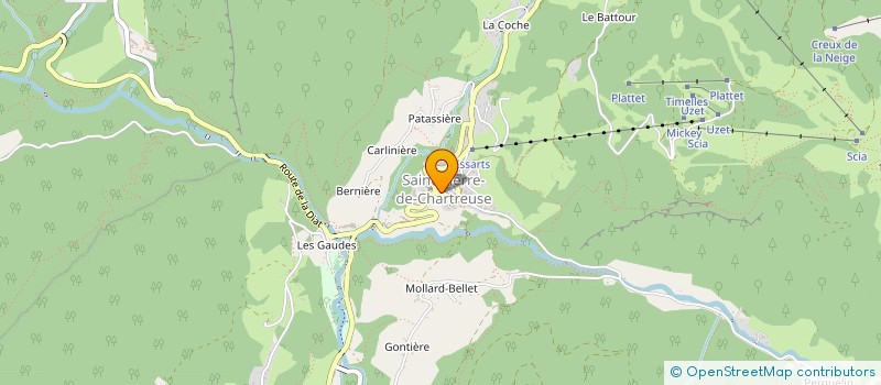 localisation de l'entreprise MADAME VIRGINIE MEDITZ à SAINT-PIERRE-DE-CHARTREUSE