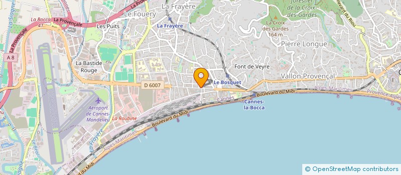 localisation de l'entreprise MADAME VIRGINIE MELKONIAN à CANNES