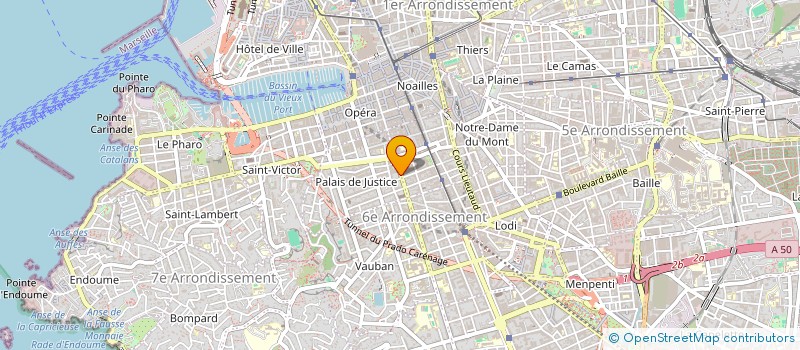 localisation de l'entreprise MADAME VIRGINIE MENAR à MARSEILLE