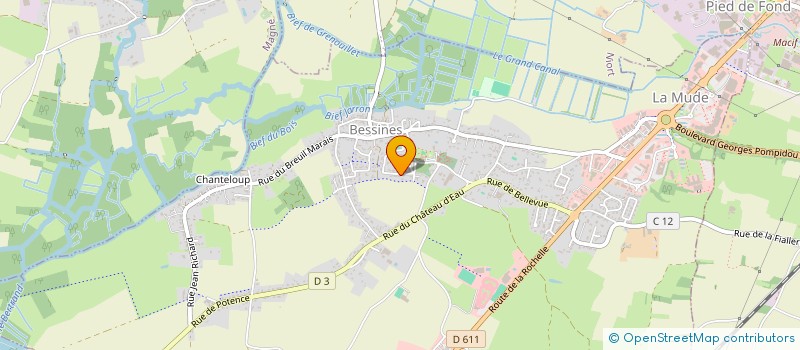 localisation de l'entreprise MADAME VIRGINIE MENON  BESSINES