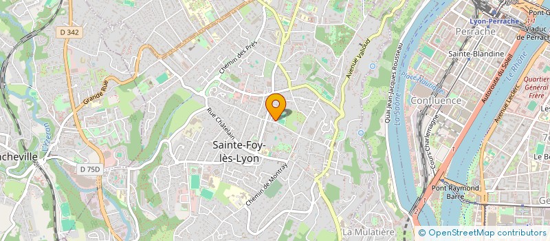 localisation de l'entreprise MADAME VIRGINIE MENOT à SAINTE-FOY-LES-LYON