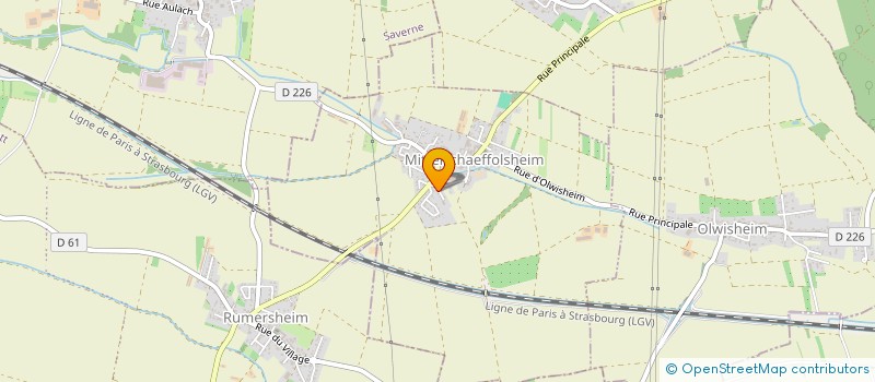 localisation de l'entreprise MADAME VIRGINIE MERAH  MITTELSCHAEFFOLSHEIM