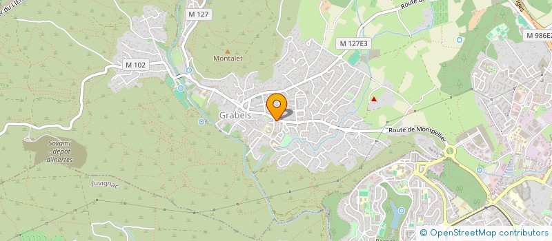 localisation de l'entreprise MADAME VIRGINIE MERCIER à GRABELS
