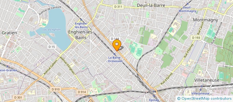 localisation de l'entreprise MADAME VIRGINIE MERIENNE à DEUIL-LA-BARRE