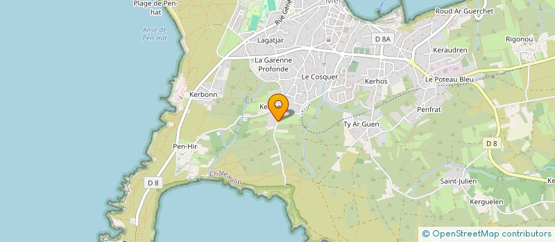 localisation de l'entreprise MADAME VIRGINIE MEROUR  CAMARET-SUR-MER