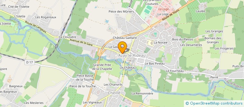 localisation de l'entreprise MADAME VIRGINIE MESSAGER  AZAY-LE-RIDEAU