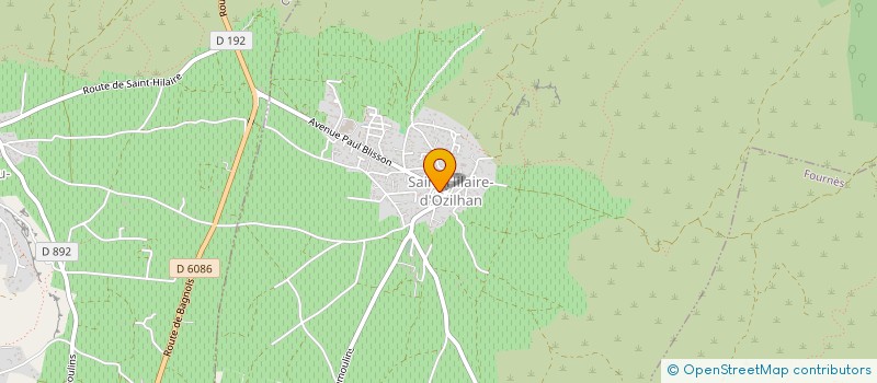 localisation de l'entreprise MADAME VIRGINIE MEYER  SAINT-HILAIRE-D'OZILHAN