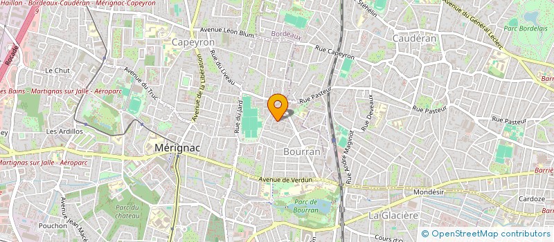 localisation de l'entreprise MADAME VIRGINIE MEYNIER  MERIGNAC