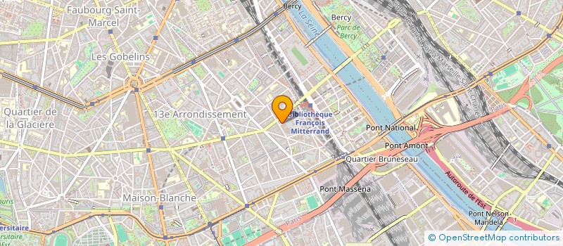 localisation de l'entreprise MADAME VIRGINIE MICHAUD  PARIS