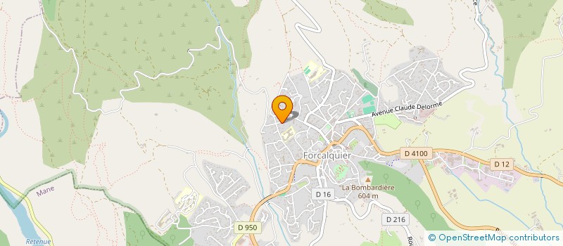 localisation de l'entreprise MADAME VIRGINIE MICHEL D'ANNOVILLE à FORCALQUIER