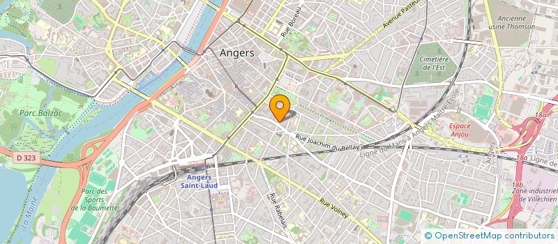 localisation de l'entreprise MADAME VIRGINIE MICHELE RIVARD  ANGERS