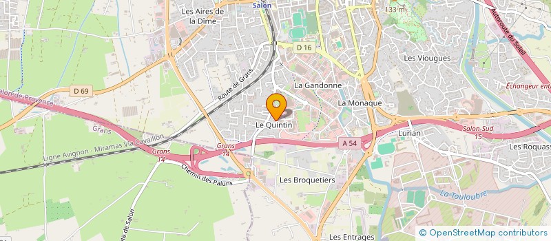 localisation de l'entreprise MADAME VIRGINIE MIGUEL  SALON-DE-PROVENCE