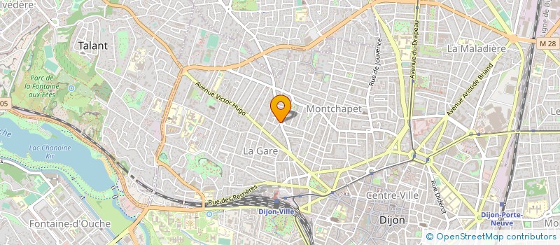 localisation de l'entreprise MADAME VIRGINIE MILCENT à DIJON