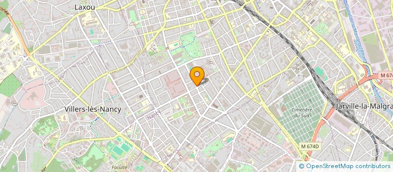 localisation de l'entreprise MADAME VIRGINIE MILEUR  NANCY