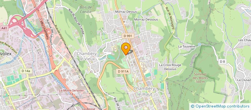 localisation de l'entreprise MADAME VIRGINIE MILLIERET  AIX-LES-BAINS