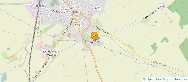 localisation de l'entreprise MADAME VIRGINIE MILLOT à BOHAIN-EN-VERMANDOIS