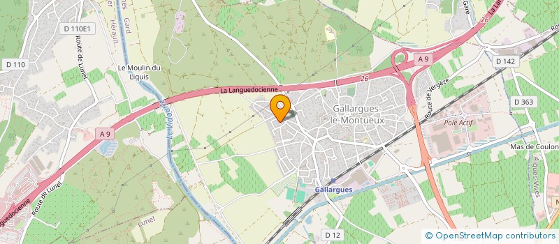 localisation de l'entreprise MADAME VIRGINIE MOCEK  GALLARGUES-LE-MONTUEUX