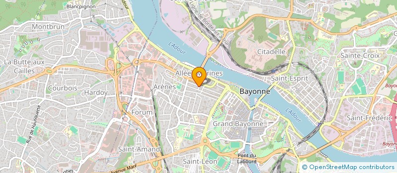 localisation de l'entreprise MADAME VIRGINIE MOLIA à BAYONNE