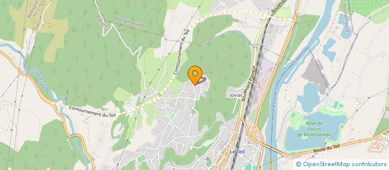 localisation de l'entreprise MADAME VIRGINIE MONJU  LE TEIL