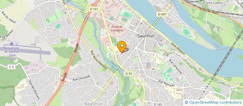 localisation de l'entreprise MADAME VIRGINIE MONTASSIER  SAUMUR