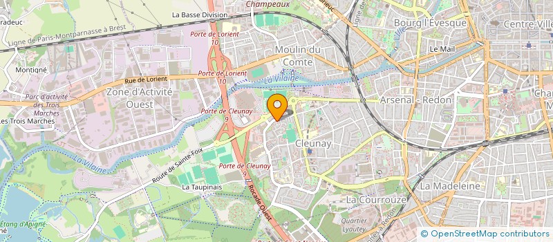 localisation de l'entreprise MADAME VIRGINIE MONVOISIN  RENNES