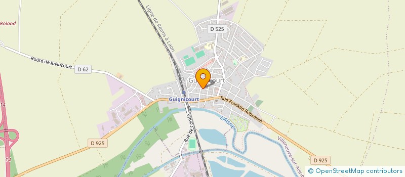 localisation de l'entreprise MADAME VIRGINIE MOREAU  VILLENEUVE-SUR-AISNE