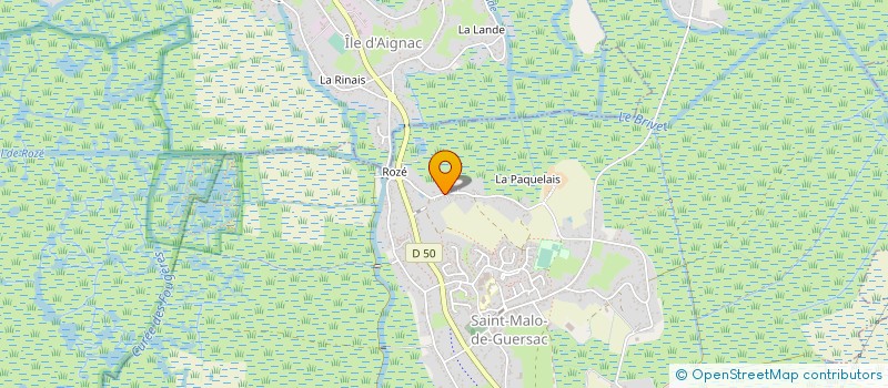 localisation de l'entreprise MADAME VIRGINIE MOREAU  SAINT-MALO-DE-GUERSAC