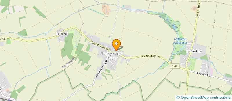 localisation de l'entreprise MADAME VIRGINIE MOREAU  BOISSY-SANS-AVOIR