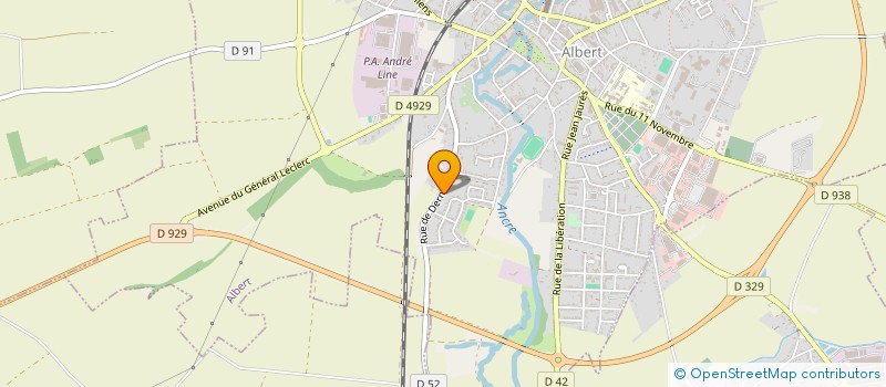 localisation de l'entreprise MADAME VIRGINIE MOREL  ALBERT