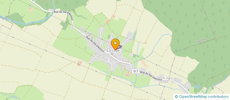 localisation de l'entreprise MADAME VIRGINIE MORENO LOPEZ  LA LOYE