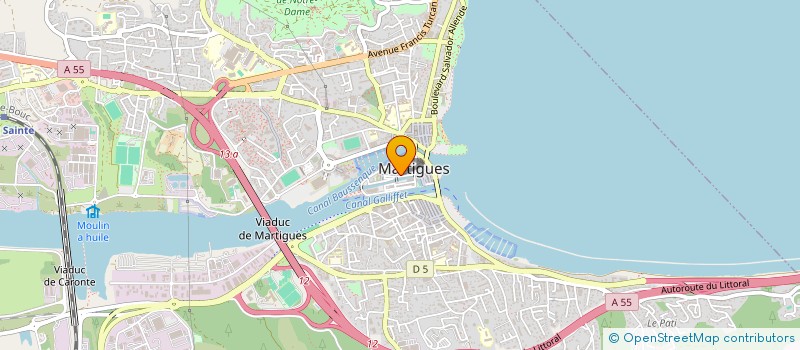 localisation de l'entreprise MADAME VIRGINIE MORGAND à MARTIGUES