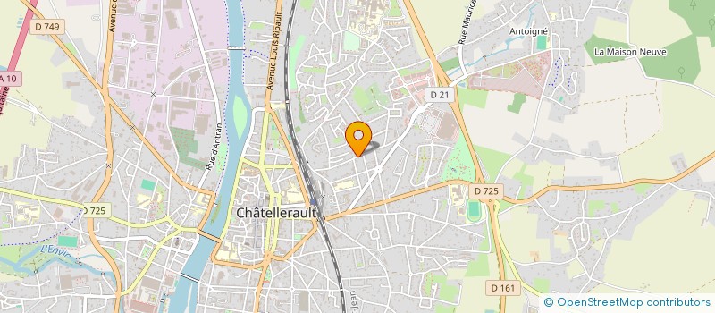 localisation de l'entreprise MADAME VIRGINIE MORICET à CHATELLERAULT