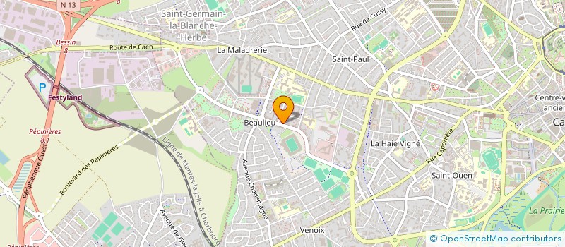 localisation de l'entreprise MADAME VIRGINIE MORIN à CAEN