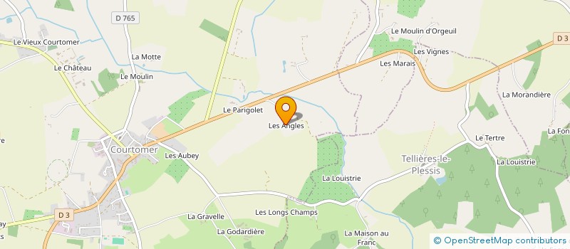 localisation de l'entreprise MADAME VIRGINIE MOUCHY à COURTOMER
