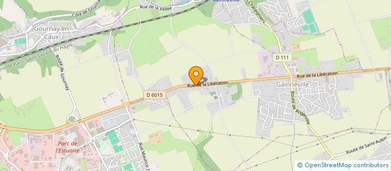 localisation de l'entreprise MADAME VIRGINIE MOULIN  GAINNEVILLE