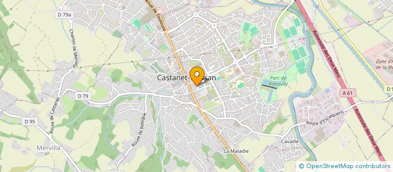 localisation de l'entreprise MADAME VIRGINIE MOULIS à CASTANET-TOLOSAN