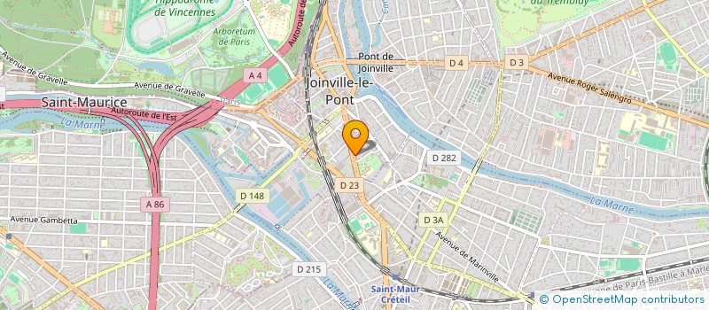 localisation de l'entreprise MADAME VIRGINIE MOURGUES  JOINVILLE-LE-PONT