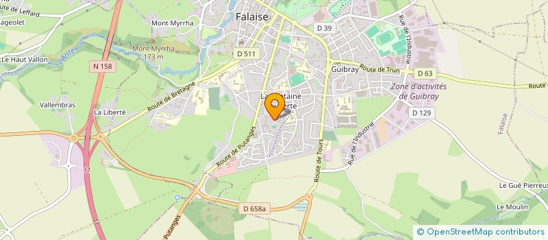 localisation de l'entreprise MADAME VIRGINIE MOUSSAY à FALAISE