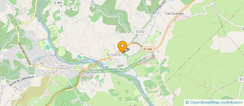 localisation de l'entreprise MADAME VIRGINIE MOUSSELIN  ROSIERES