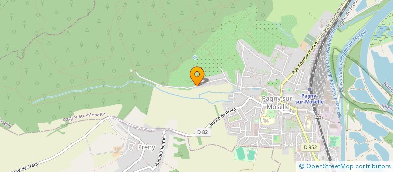 localisation de l'entreprise MADAME VIRGINIE MUCHERY  PAGNY-SUR-MOSELLE